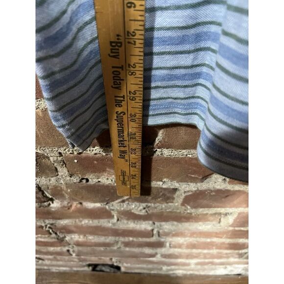 Jos. A. Bank Men's Tailored Fit Reserve Polo Shirt Size XL NWT Striped Blue - Picture 5 of 6